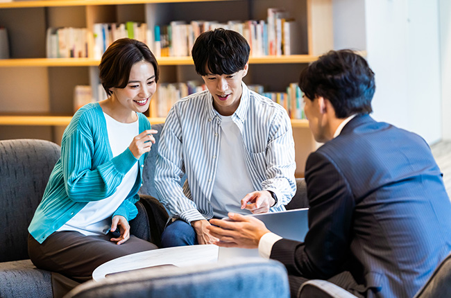 入念なヒアリングを元にお客様のご予算に合わせてベストな住まいをご提案