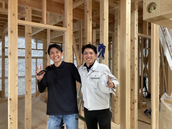 新人の上棟研修