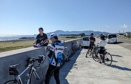 海沿いサイクリング