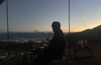 最高のロケーション!キャンプ in.山梨
