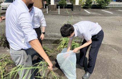 夏季休暇前の大掃除