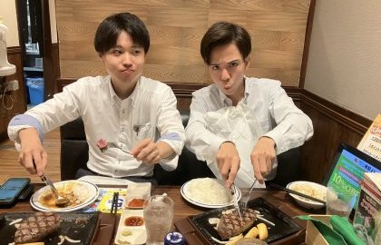 労いのステーキ