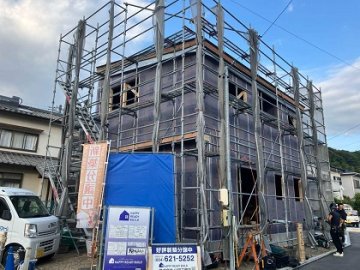 建売住宅建築中