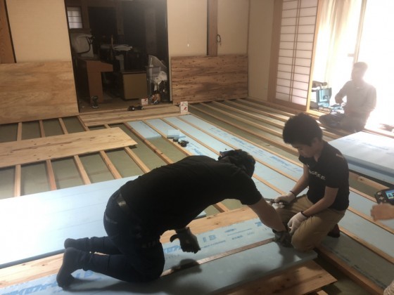初めての大工さん