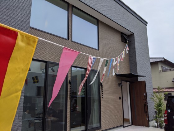 梅雨の中休み at 五ケ堀之内モデルハウス(^^)/