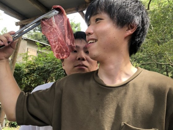 バーベキュー&川遊び