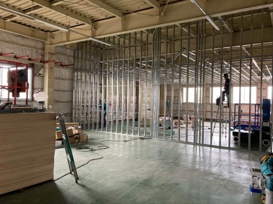 新事務所、改修工事