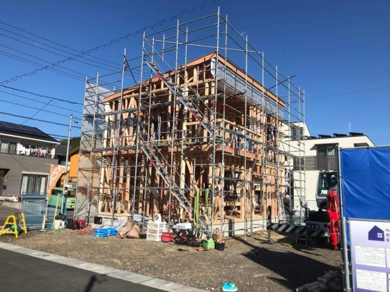 HRB落合A・B上棟！