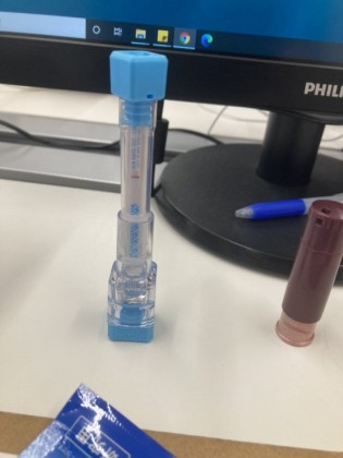 検査キットを使ってみました。