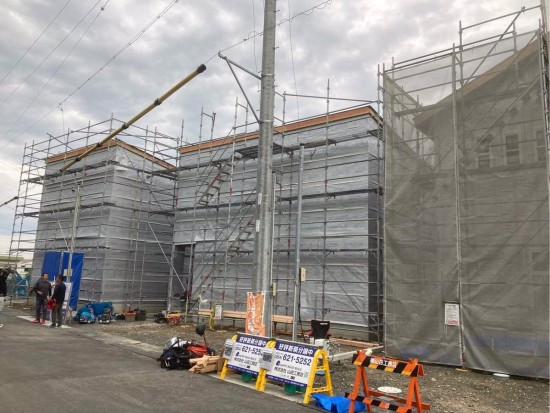 HRB上青島3棟上棟しました！