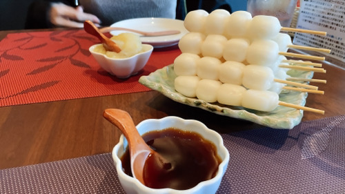 お団子を炙るなら…