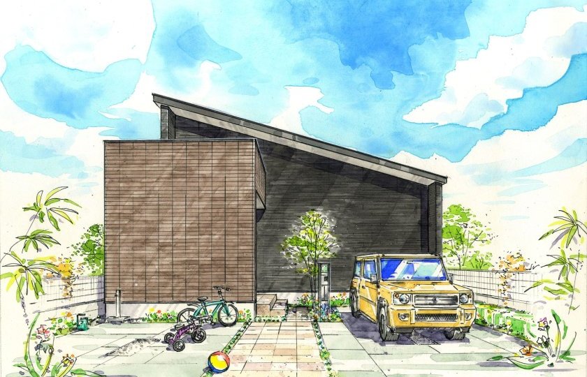 完成現場内覧会:家事導線にこだわった28坪の平屋