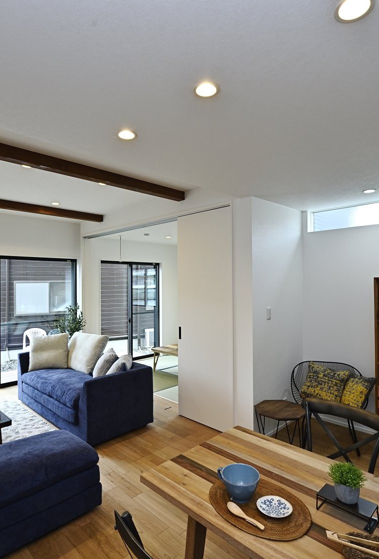 LDKの開放感や日当たりを工夫したお家