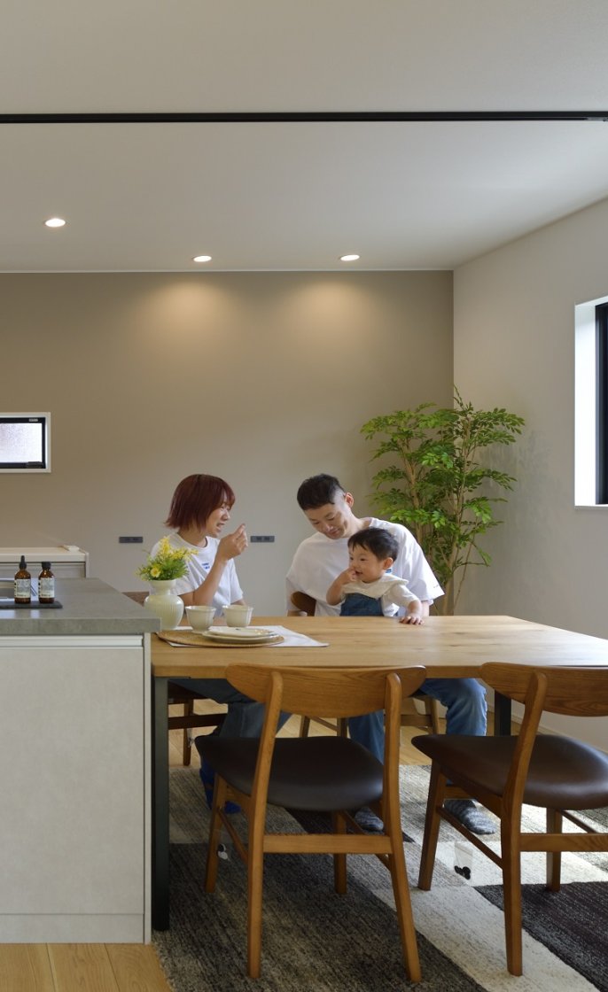 みんなの「やりたい!」をカタチにした、「ほぼ平屋」のお家