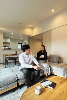 四季の変化を楽しめて、旅館の様にくつろげる平屋