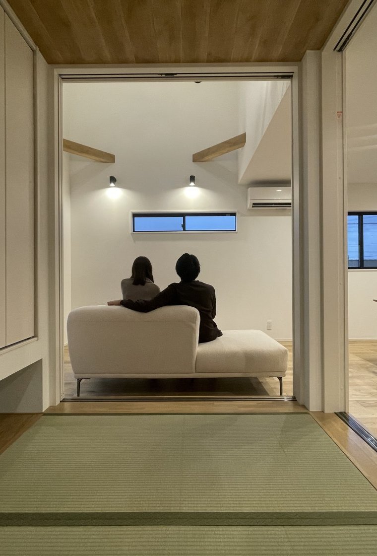 心地良い開放感と癒しの和空間が共存する家事ラクな家