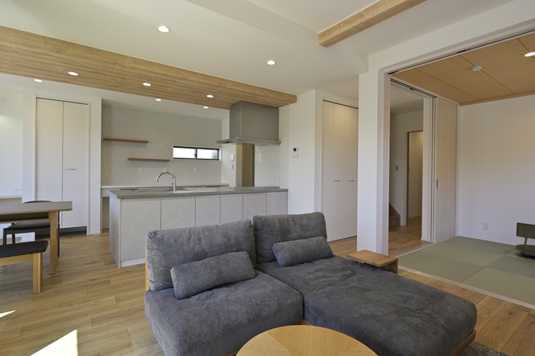 開放感と機能性が調和した心地よいお家