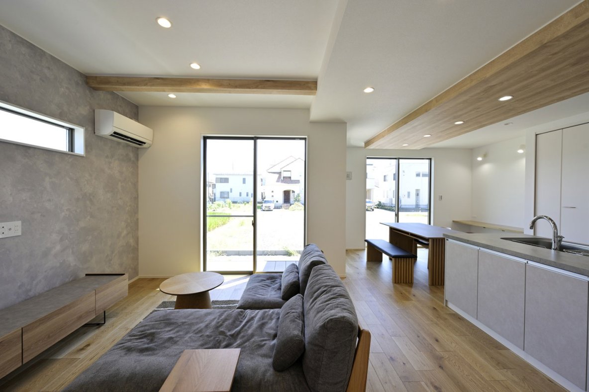 開放感と機能性が調和した心地よいお家