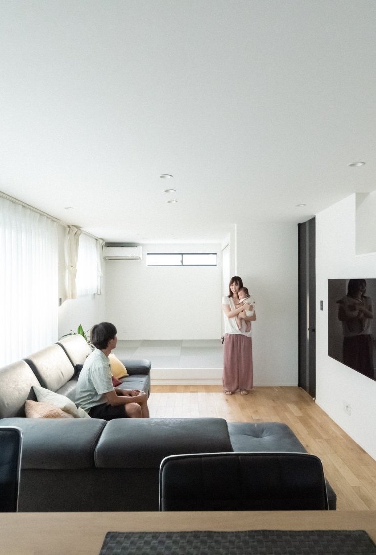 どこでも家族が見渡せるお家