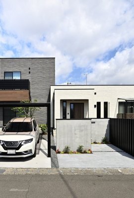 心地良いときの流れる二世帯住宅のお家