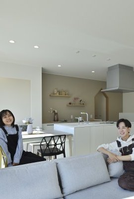 こだわりが詰まった、明るくかわいい家事ラクなお家