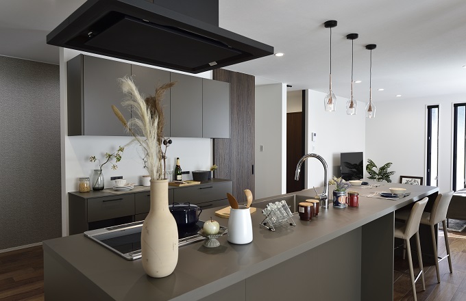 グラフテクトのアイランドキッチン