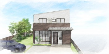 3部屋の子ども部屋と吹き抜けの開放感あるお家