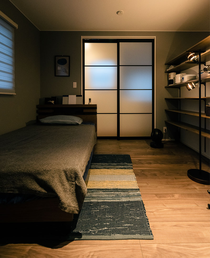 2人のプライベートを尊重した住まい