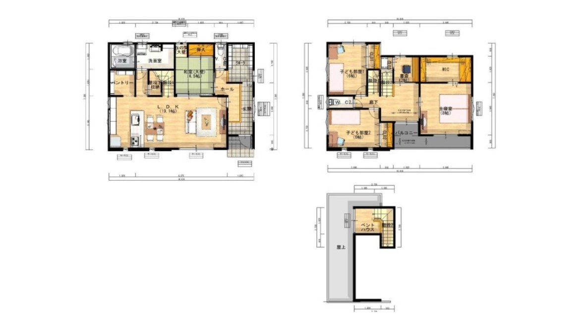 家事導線が充実したカジュアルなお家
