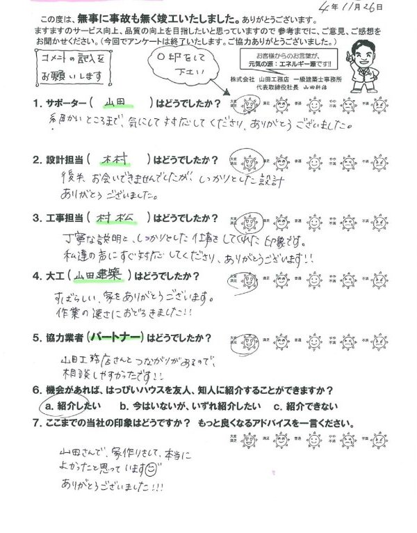 丁寧な説明としっかりとした仕事をしていただきました。