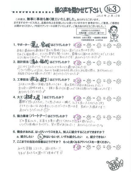 みんな笑顔ニコニコ、話しやすい!!