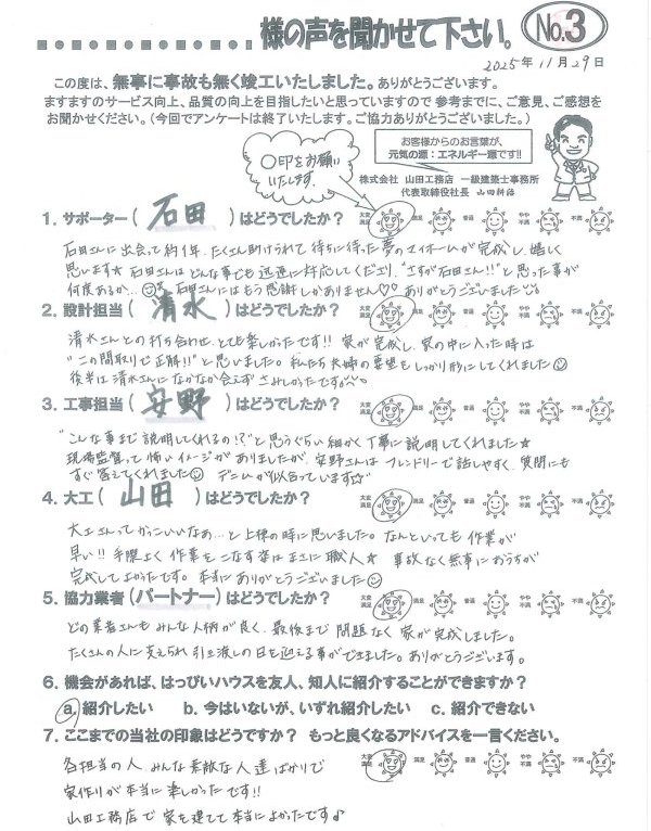家作りが本当に楽しかったです！！